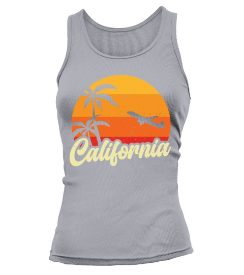 California Summer Sun Palms Beach Water Cali Love Tank top Woman