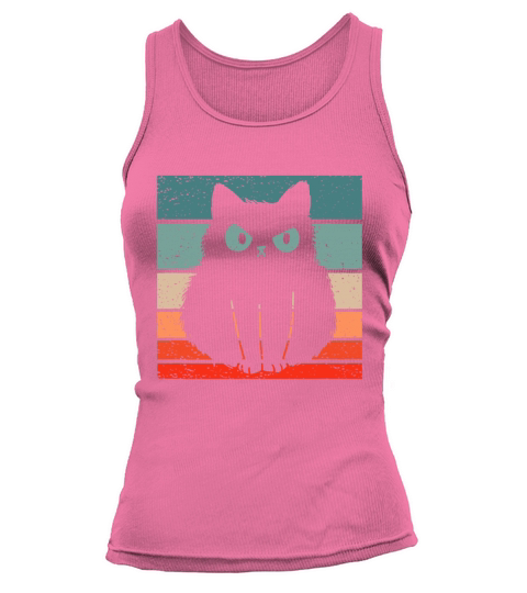 Cat Retro Style Vintage Tank top Woman