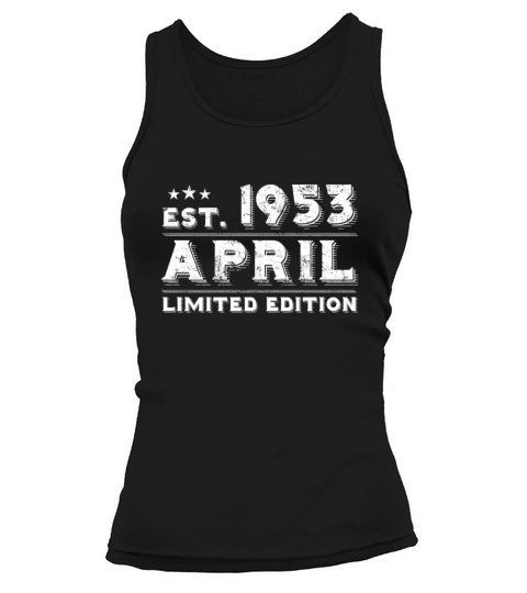 Est April 1953 - Birthday Present - Vintage Tank top Woman