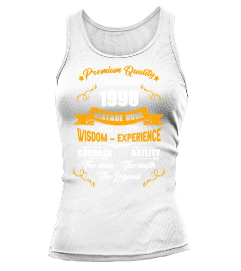 February 1998 Vintage Birthday Present Tank top Woman