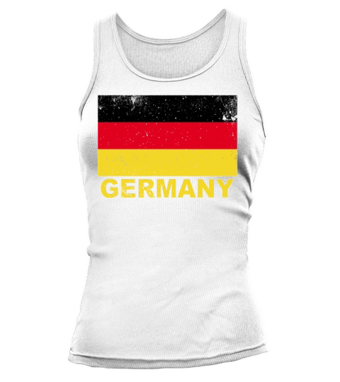 Germany Flag Vintage German Nationality Roots Trav Tank top Woman