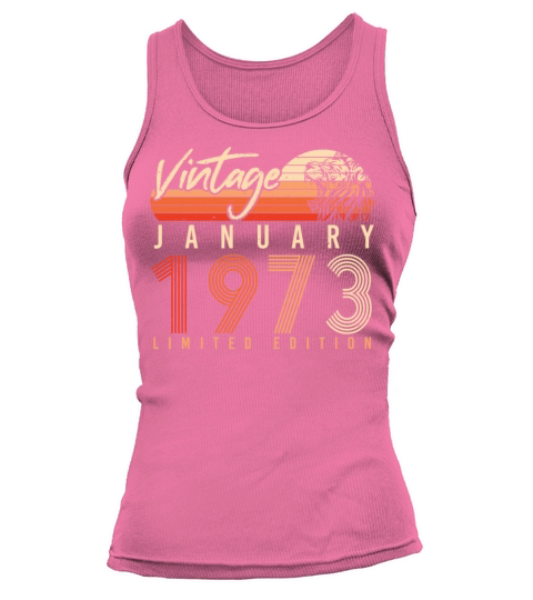 January 1973 Vintage Lion Tank top Woman