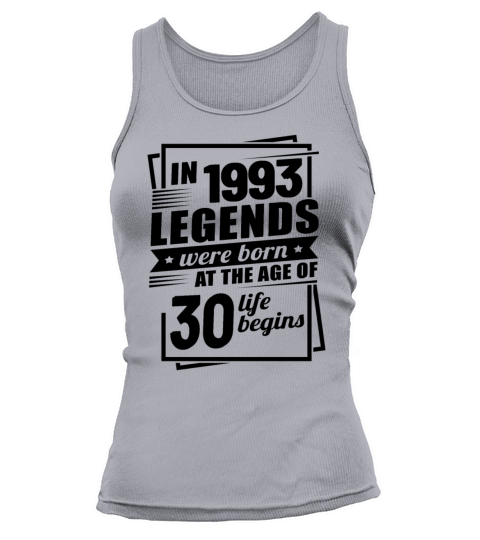 Vintage 1993 Birthday 30th Birthday Sayings Legend Tank top Woman
