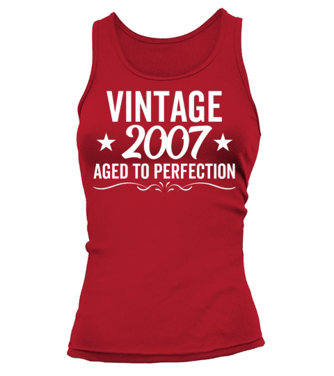 Vintage 2007 Aged To Perfection Tank top Woman