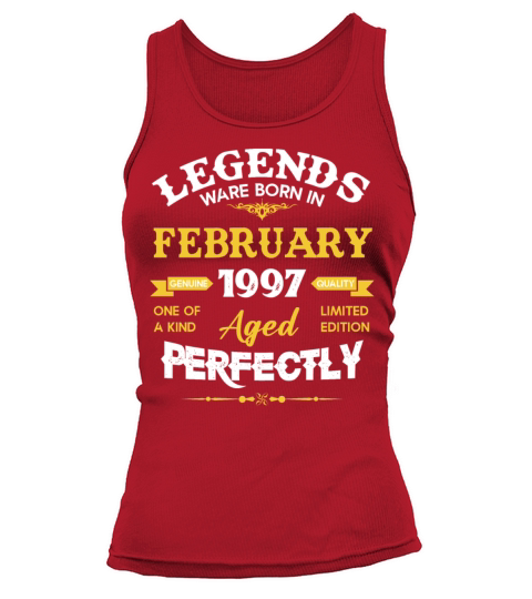 Vintage Aged To Perfection February 1997 Tank top Woman
