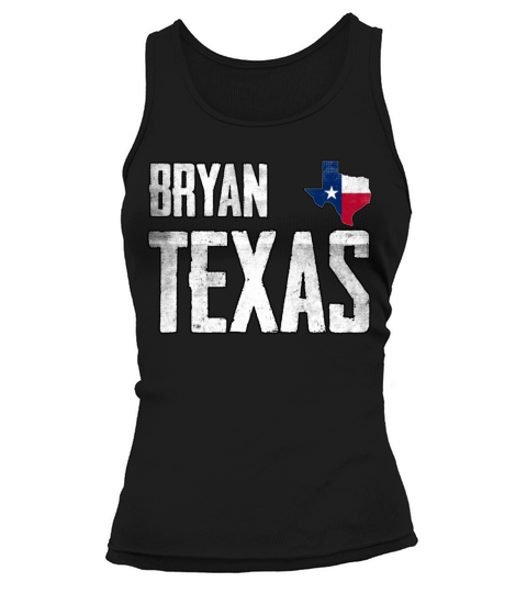 Vintage Bryan Texas Flag Tank top Woman