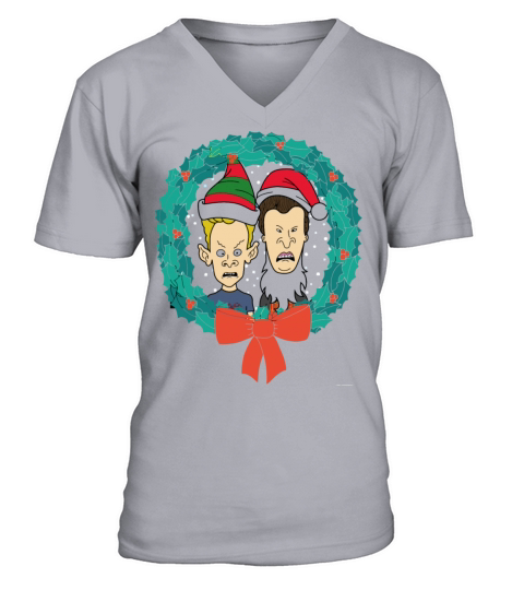 Beavis and Butt-Head Christmas Costumes V-Neck T-shirt