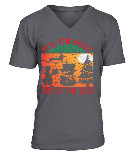 Its the most wonderful time of the year christmas shirt V-Neck T-shirt