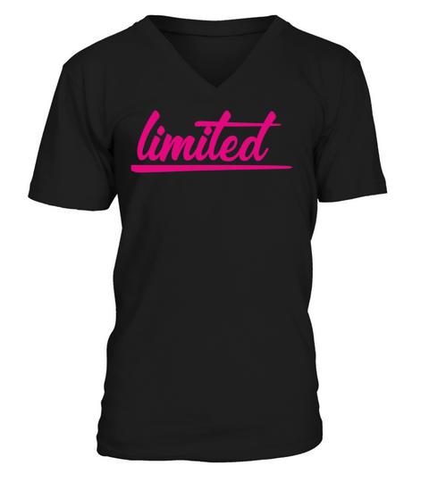Limited Edition - Slogan - Special - Unique V-Neck T-shirt
