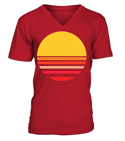 Sunset new filter funny shirts V-Neck T-shirt
