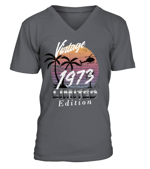 Vintage 1973 Limited Edition V-Neck T-shirt