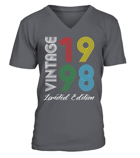 Vintage 1998 Vintage Birthday Retro Vintage V-Neck T-shirt