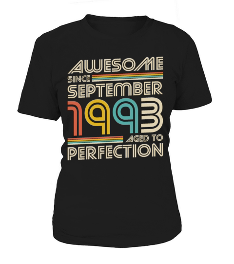30th birthday vintage awesome since september 1993 Women's T-Shirt