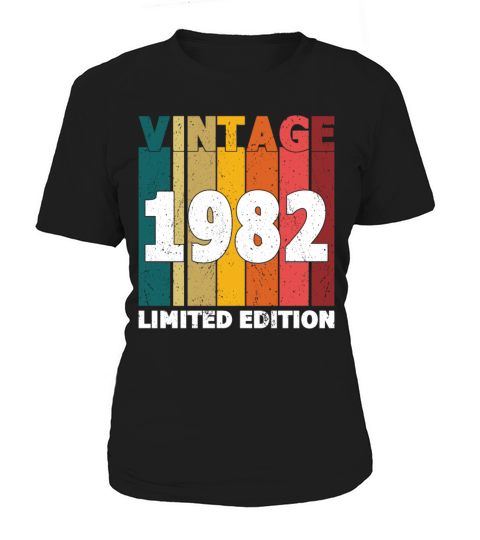 40th Birthday Vintage 1982 Limited Edition Women's T-Shirt
