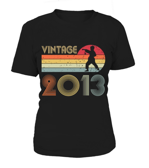 9th Birthday Karate Taekwondo Vintage 2013 Outfit Women's T-Shirt