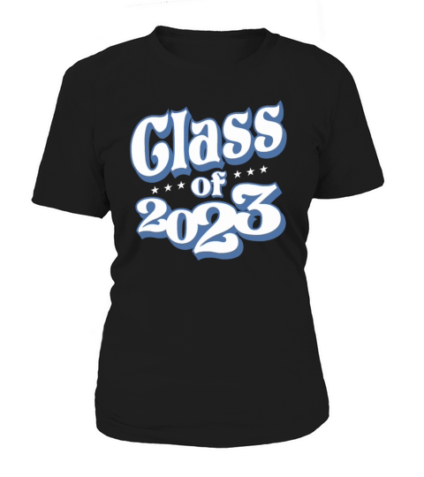 Class Of 2023 Senior 23 Graduation Vintage School Women's T-Shirt