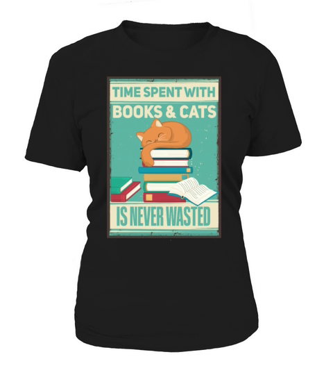 Funny cats and boocks quote Women's T-Shirt