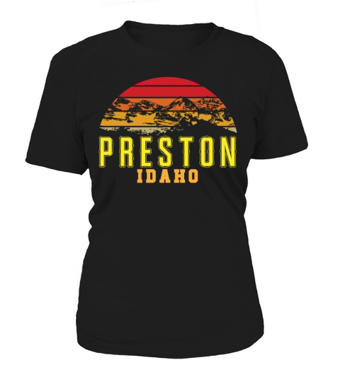 Idaho Preston Vintage Mountains Hiking Wildlife Women's T-Shirt
