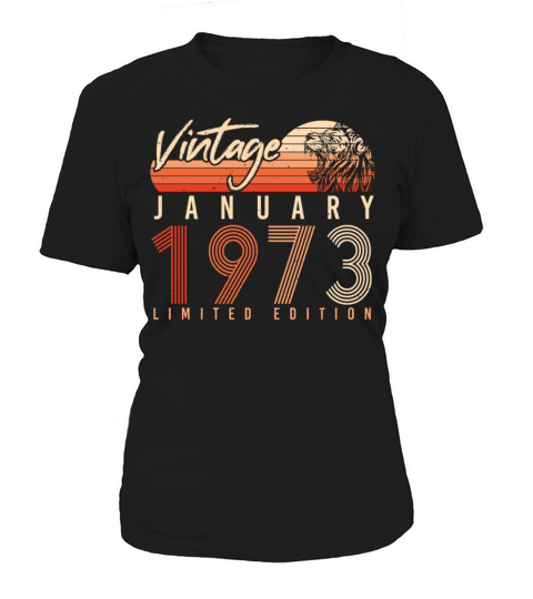 January 1973 Vintage Lion Women's T-Shirt