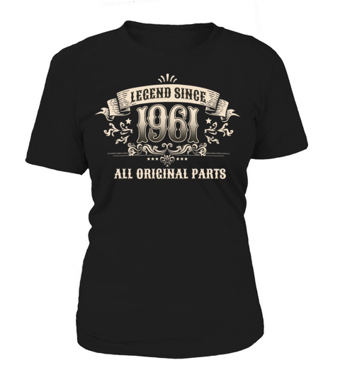 Retro Vintage Birthday Legend Since 1961 Women's T-Shirt