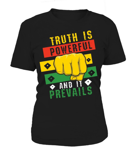 Truth Powerful Fist Pride Black History Month Women's T-Shirt