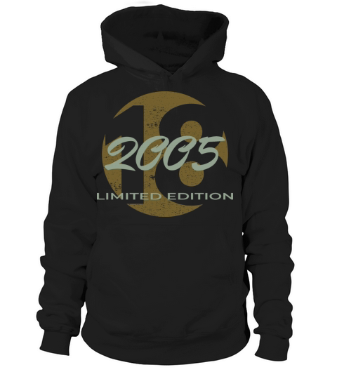 18th birthday boys girls 18 years 2005 vintage Hoodie Unisex