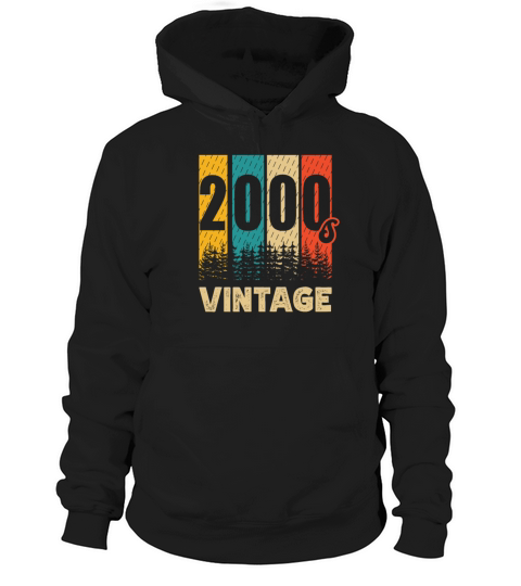 2000s Vintage Decade 2000 Era Millenium Retro Hoodie Unisex