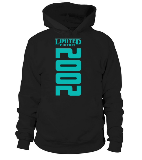 2002 Limited Edition Birthday Design Hoodie Unisex