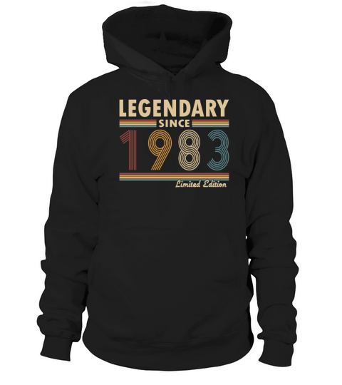 40th birthday vintage 1983 legendary since 1983 Hoodie Unisex