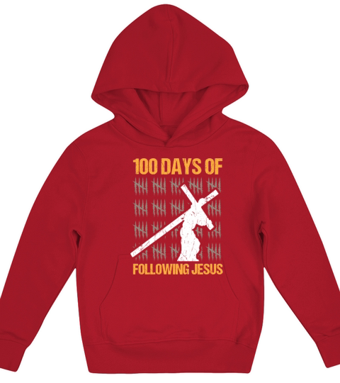 100 Days of Following Jesus Christian Believe Kids Hoodie