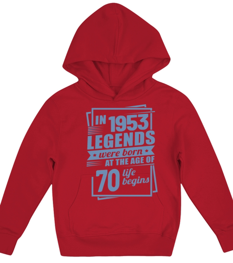 70th Birthday Gift Ideas Vintage 1953 Sayings Kids Hoodie