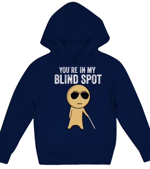 Blind Blindness Awareness Visually Impaired People Kids Hoodie