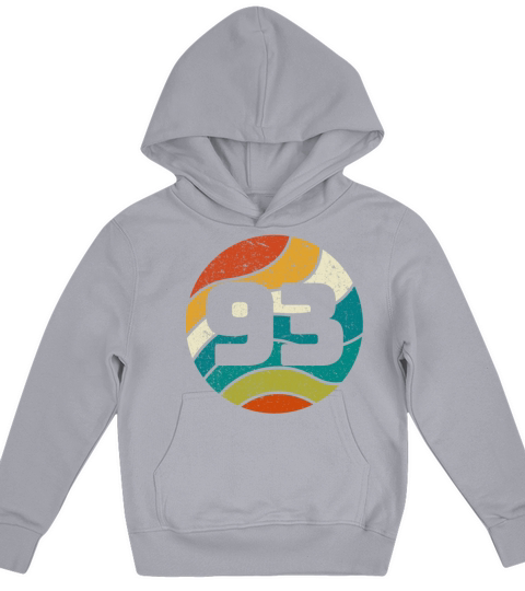 Cool 1993 Outfit In Retro Vintage Style Kids Hoodie