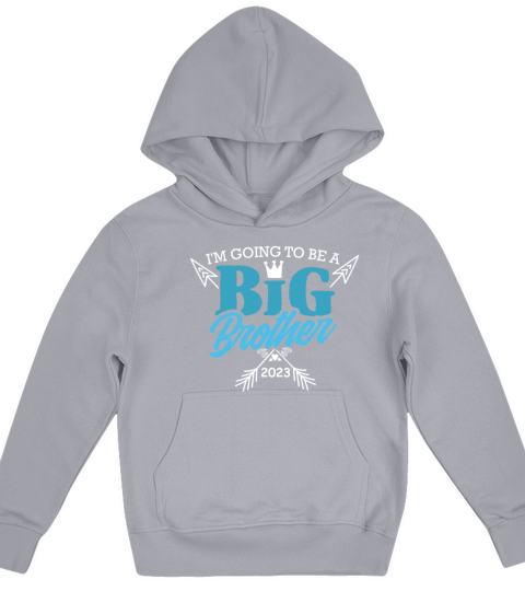 I will be a big brother in 2023 Kids Hoodie