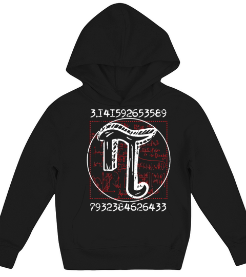 Math Instructor Math Teacher Mathematician Pi Day Kids Hoodie