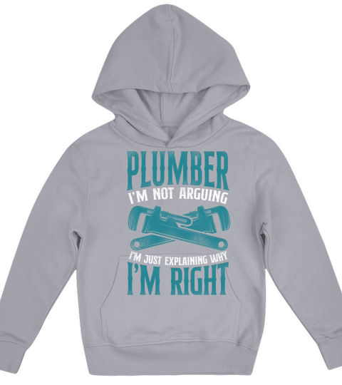 Plumbing Plumber Vintage Plumber Kids Hoodie
