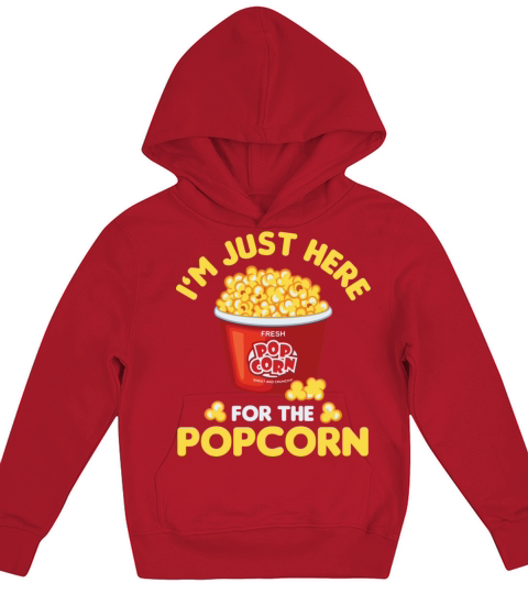Popcorn Vintage Retro Funny Popcorn Lovers Kids Hoodie