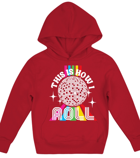 Retro Groovy Disco Balls Club Funny Vintage Party Kids Hoodie