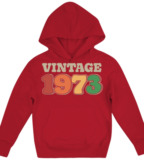 Vintage 1973 Kids Hoodie