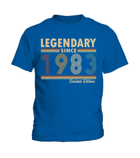 40th birthday vintage 1983 legendary since 1983 Kids T-Shirt