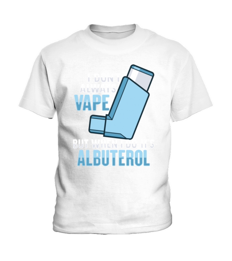 Albuterol Asthma Inhaler Design for an Asthmatic Kids T-Shirt