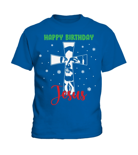 Happy Birthday Jesus Holiday Christmas Kids T-Shirt