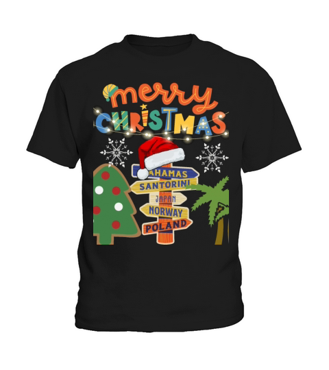 Merry Christmas Retro Novelty Vintage 80s style Kids T-Shirt