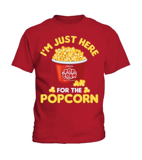 Popcorn Vintage Retro Funny Popcorn Lovers Kids T-Shirt