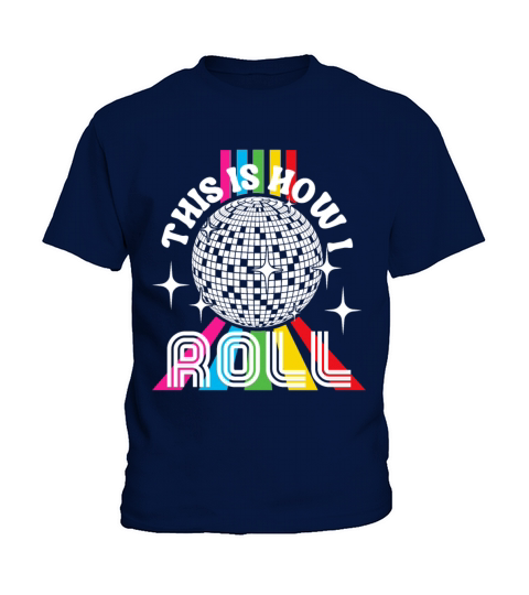Retro Groovy Disco Balls Club Funny Vintage Party Kids T-Shirt