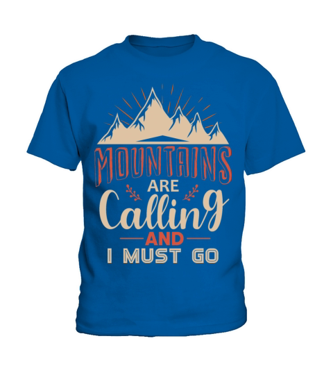 Vintage Mountains Climber Hiker Kids T-Shirt