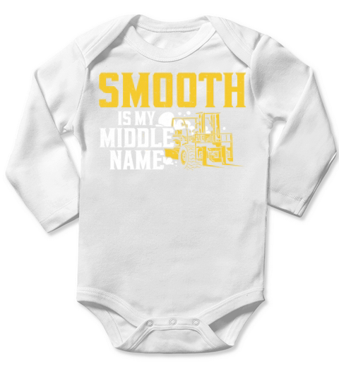 Certified Forklift Truck Operator Long Sleeve Baby One-Piece