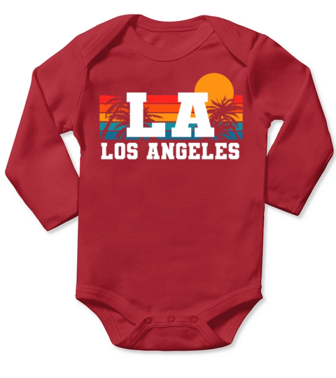Los Angeles LA California Gift Long Sleeve Baby One-Piece