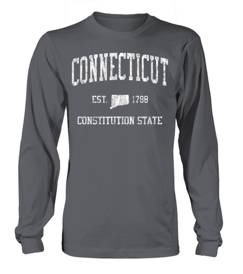 Connecticut Vintage Sports Design Long sleeved Unisex