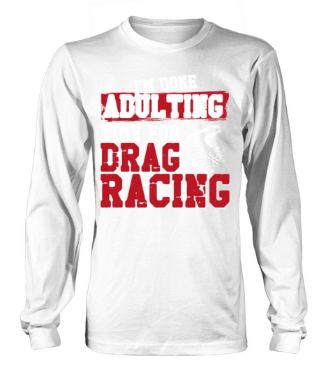 Drag Racing Race Car Vintage Im Long sleeved Unisex